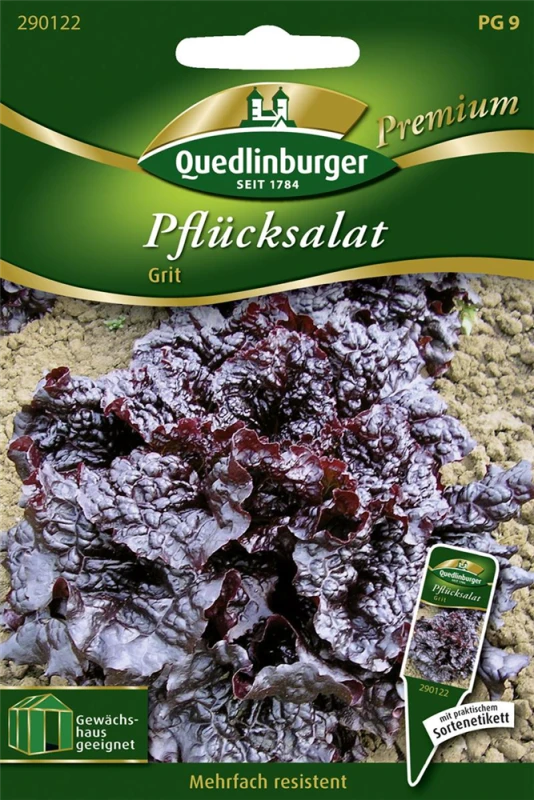 QUEDLINBURGER Eichblattsalatsamen „Grit“ 3 QUEDLINBURGER Eichblattsalatsamen „Grit“