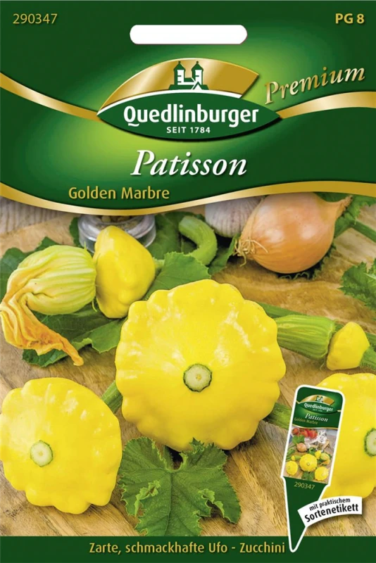 QUEDLINBURGER Patissonsamen „Golden Marbre“ 3 QUEDLINBURGER Patissonsamen „Golden Marbre“