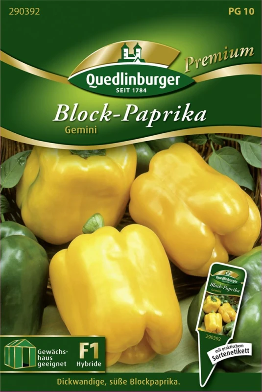 QUEDLINBURGER Paprikasamen „Gemini“ 3 QUEDLINBURGER Paprikasamen „Gemini“