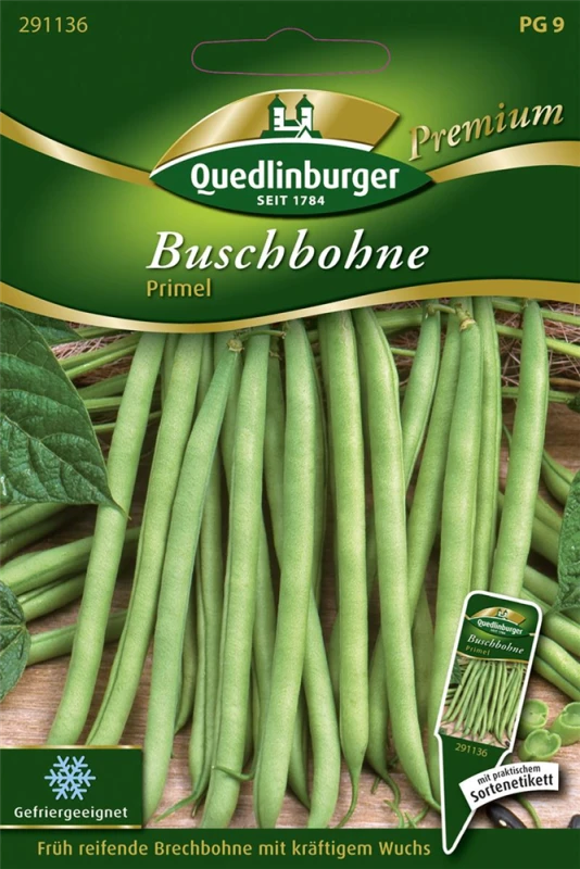 QUEDLINBURGER Buschbohnensamen „Primel“ 3 QUEDLINBURGER Buschbohnensamen „Primel“