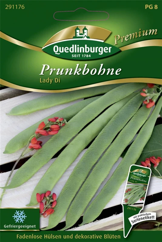 QUEDLINBURGER Prunkbohnensamen „Lady Di“ 3 QUEDLINBURGER Prunkbohnensamen „Lady Di“