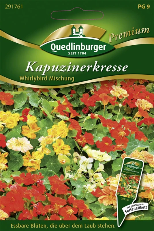 QUEDLINBURGER Kapuzinerkressesamen „Whirlybird“ 3 QUEDLINBURGER Kapuzinerkressesamen „Whirlybird“