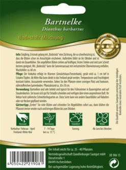 QUEDLINBURGER Bartnelkensamen „Bodestolz“ 7 QUEDLINBURGER Bartnelkensamen „Bodestolz“ -Blumen Risse Verkaufsladen 291908 4050422219081 RS20Nelken20Bart 20Bodestolz20Misch 800x800