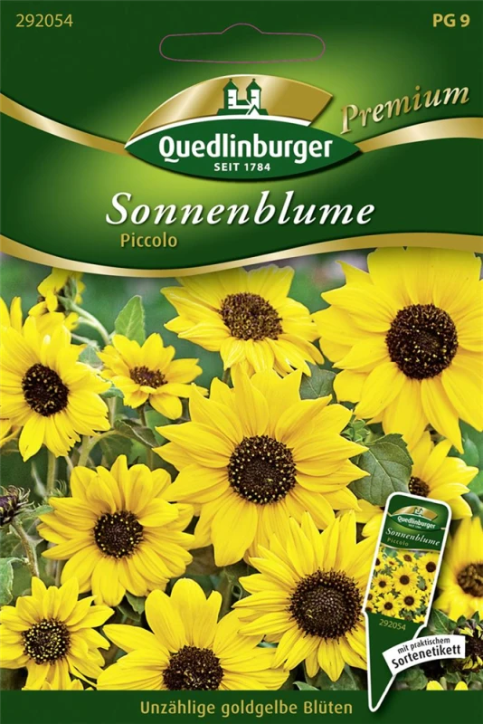 QUEDLINBURGER Sonnenblumensamen „Piccolo“ 3 QUEDLINBURGER Sonnenblumensamen „Piccolo“