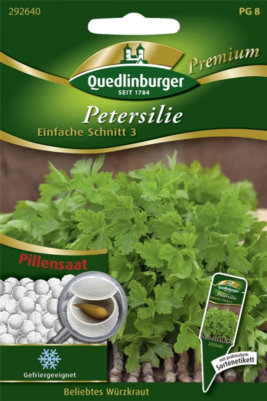 QUEDLINBURGER Petersiliensamen „Einfache Schnitt“ 3 QUEDLINBURGER Petersiliensamen „Einfache Schnitt“