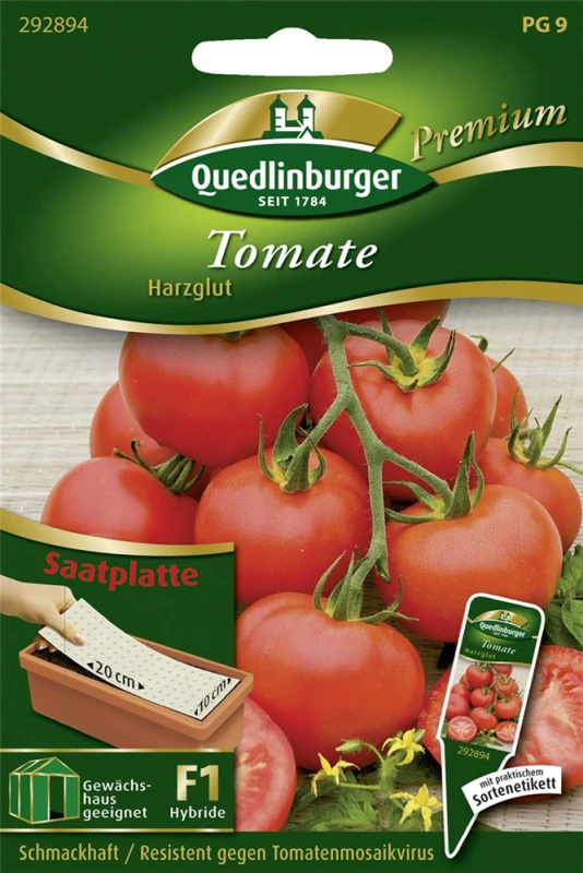 QUEDLINBURGER Tomatensamen „Harzglut F1“ 4 QUEDLINBURGER Tomatensamen „Harzglut F1“ – Bild 2