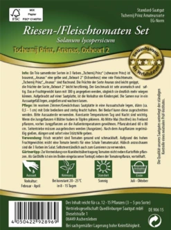 QUEDLINBURGER Tomatensamen -Blumen Risse Verkaufsladen 292896 4050422928969 SP20Tomaten20Riesen Fleisch20Set RS 800x800