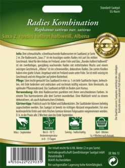QUEDLINBURGER Radieschen-Kombination-Samen -Blumen Risse Verkaufsladen 292903 4050422229035 RS 800x800