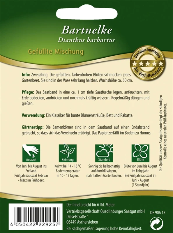 QUEDLINBURGER Bartnelkensamen 4 QUEDLINBURGER Bartnelkensamen – Bild 2