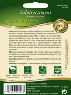 QUEDLINBURGER Salatsortimentsamen „Blattlaussortiment“ 7 QUEDLINBURGER Salatsortimentsamen „Blattlaussortiment“ -Blumen Risse Verkaufsladen 292928 4050422229288 RS20SB20Salatsortiment20Blattlausres 800x800