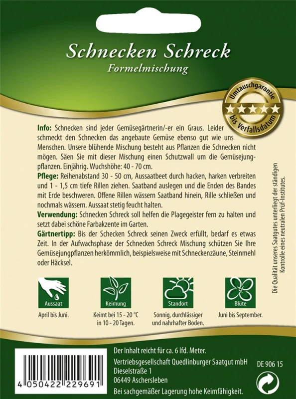 QUEDLINBURGER Schnecken Schreck-Samen 4 QUEDLINBURGER Schnecken Schreck-Samen – Bild 2