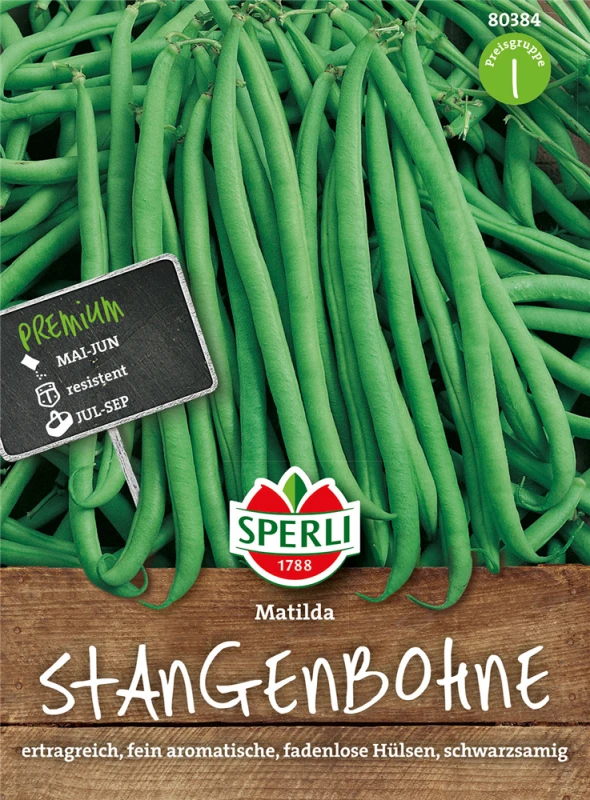 SPERLI Stangenbohnen Samen „Matilda“ 3 SPERLI Stangenbohnen Samen „Matilda“