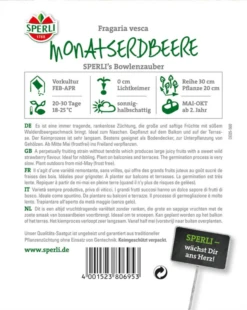 SPERLI Monatserdbeere Samen „Bowlenzauber“ 7 SPERLI Monatserdbeere Samen „Bowlenzauber“ -Blumen Risse Verkaufsladen 80695 RS 800x800