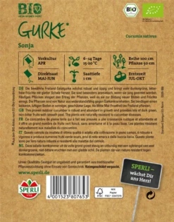 SPERLI Gurkensamen 23 SPERLI Gurkensamen -Blumen Risse Verkaufsladen 80765 RS 800x800