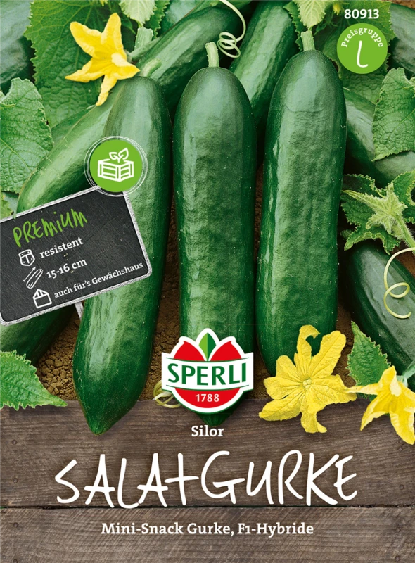 SPERLI Gurkensamen „Silor F1“ 3 SPERLI Gurkensamen „Silor F1“