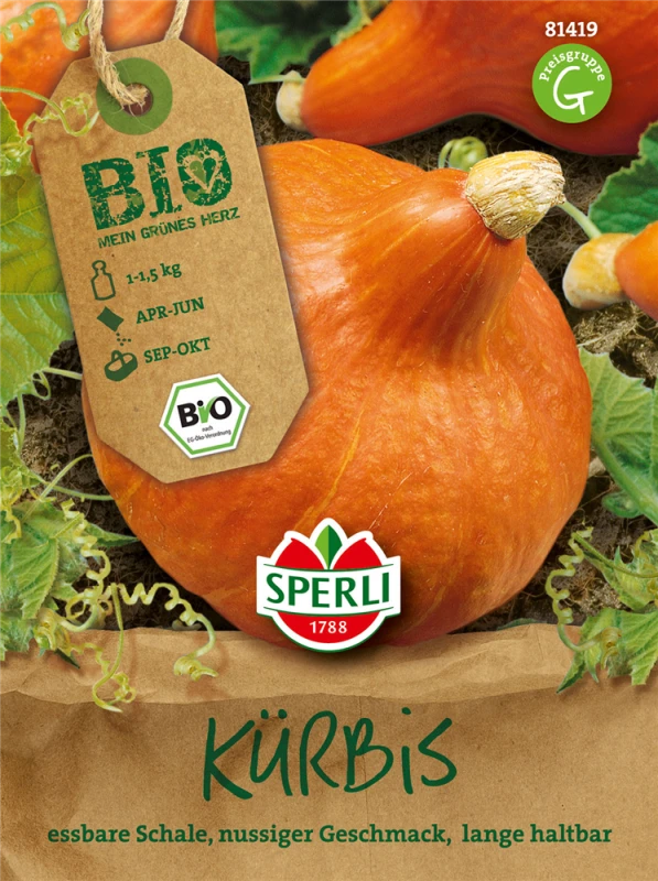 SPERLI Hokkaidokürbissamen 3 SPERLI Hokkaidokürbissamen
