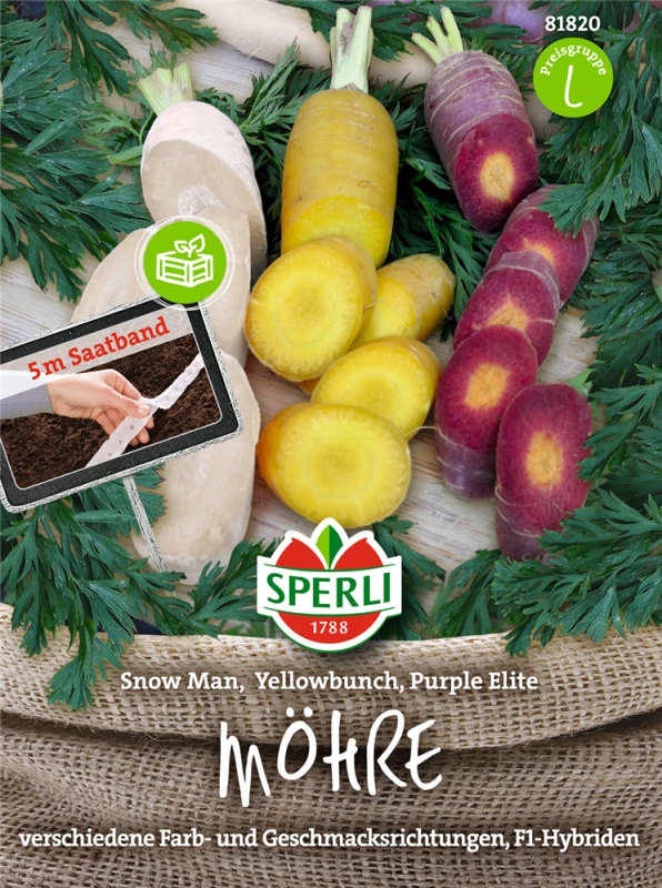 SPERLI Bunte Möhrensamen 3 SPERLI Bunte Möhrensamen