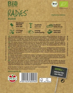 SPERLI Radieschensamen „Rudolf“ 7 SPERLI Radieschensamen „Rudolf“ -Blumen Risse Verkaufsladen 82056 RS 800x800