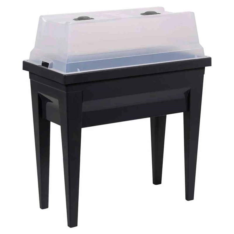 EDA Hochbeet „Veg & Table City“, Anthrazit 4 EDA Hochbeet „Veg & Table City“, Anthrazit – Bild 2